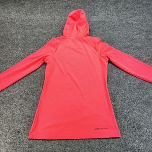 Under Armour Women’s Hot Pink HeatGear Long Sleeve Hooded Athletic Shirt - M